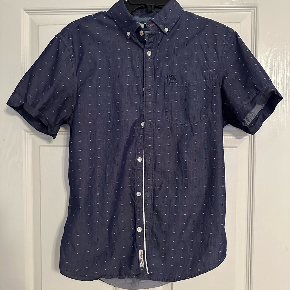 Men’s Original Penguin Button Front Button Down S… - image 2